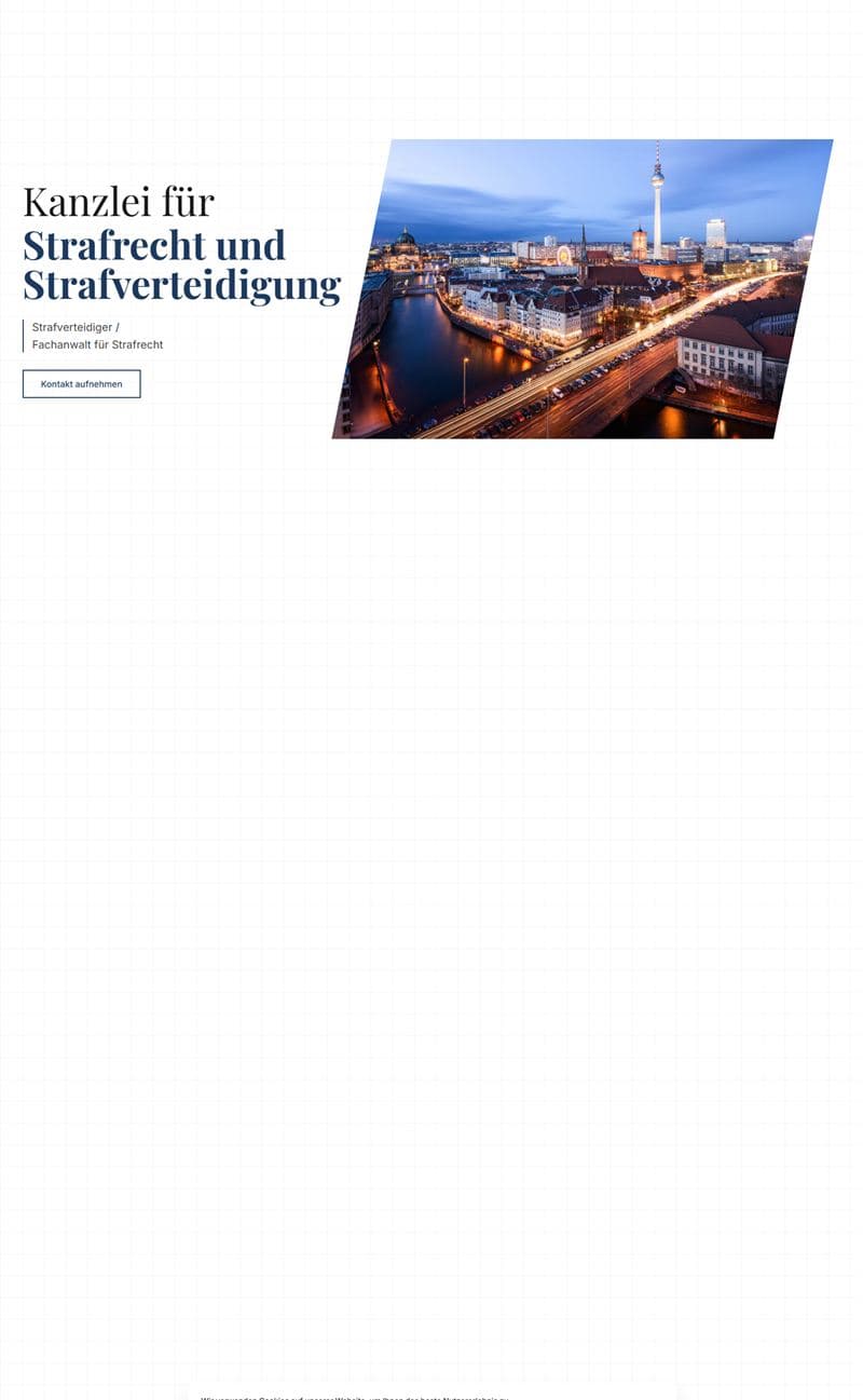 Screenshot der Website anwaltskanzlei-korff.de